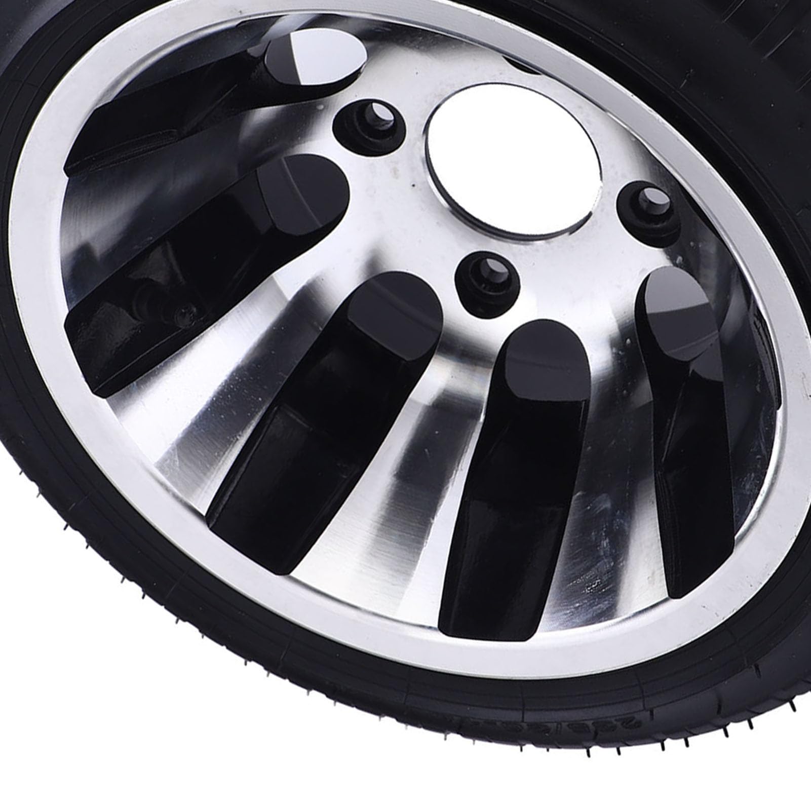 Asixxsix 10-Zoll-All-Terrain-Reifen, 235/30-10 6PR, Pannensicherer Golfwagen-Reifen mit Einzigartigem Hervorstehendem Design für Verbesserten Grip und Stabilität auf Schlammigen (Mit Rad Rand)