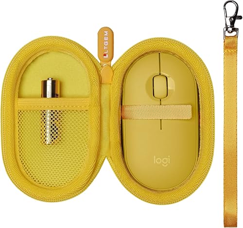 Miniatura 9 de Funda LTGEM Compatible con Ratón Logitech POP y Pebble Mouse 2 M350s/M350/M355/M340/i345, Rosa+Gris (Solo Funda)