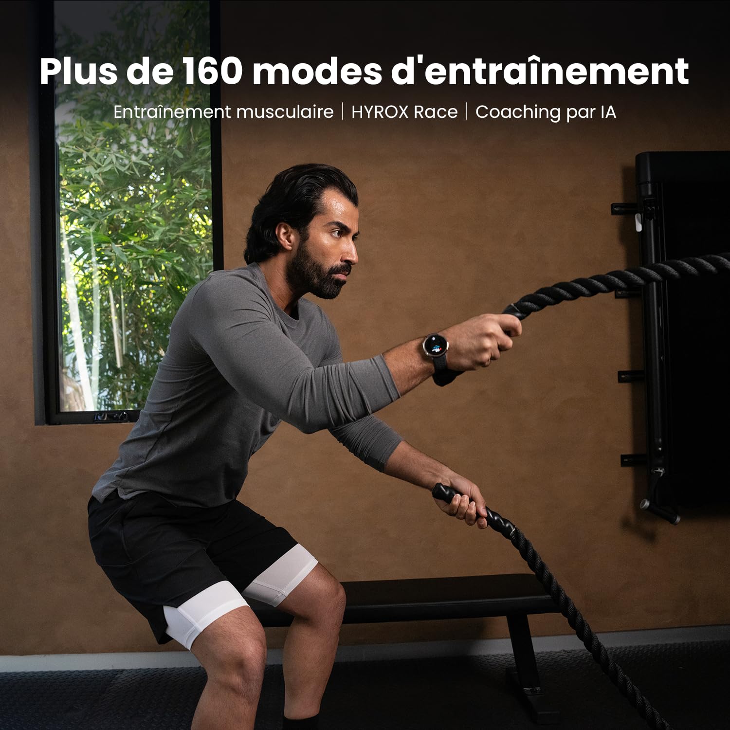 Amazfit Active 2 Smart Watch 44mm, AI, Contrôle Vocal, GPS et Cartes incluses, Batterie 10 Jours, Montre Intelligente, 160+ Modes Sportifs, 5 ATM Water Resistant pour Android et iPhone