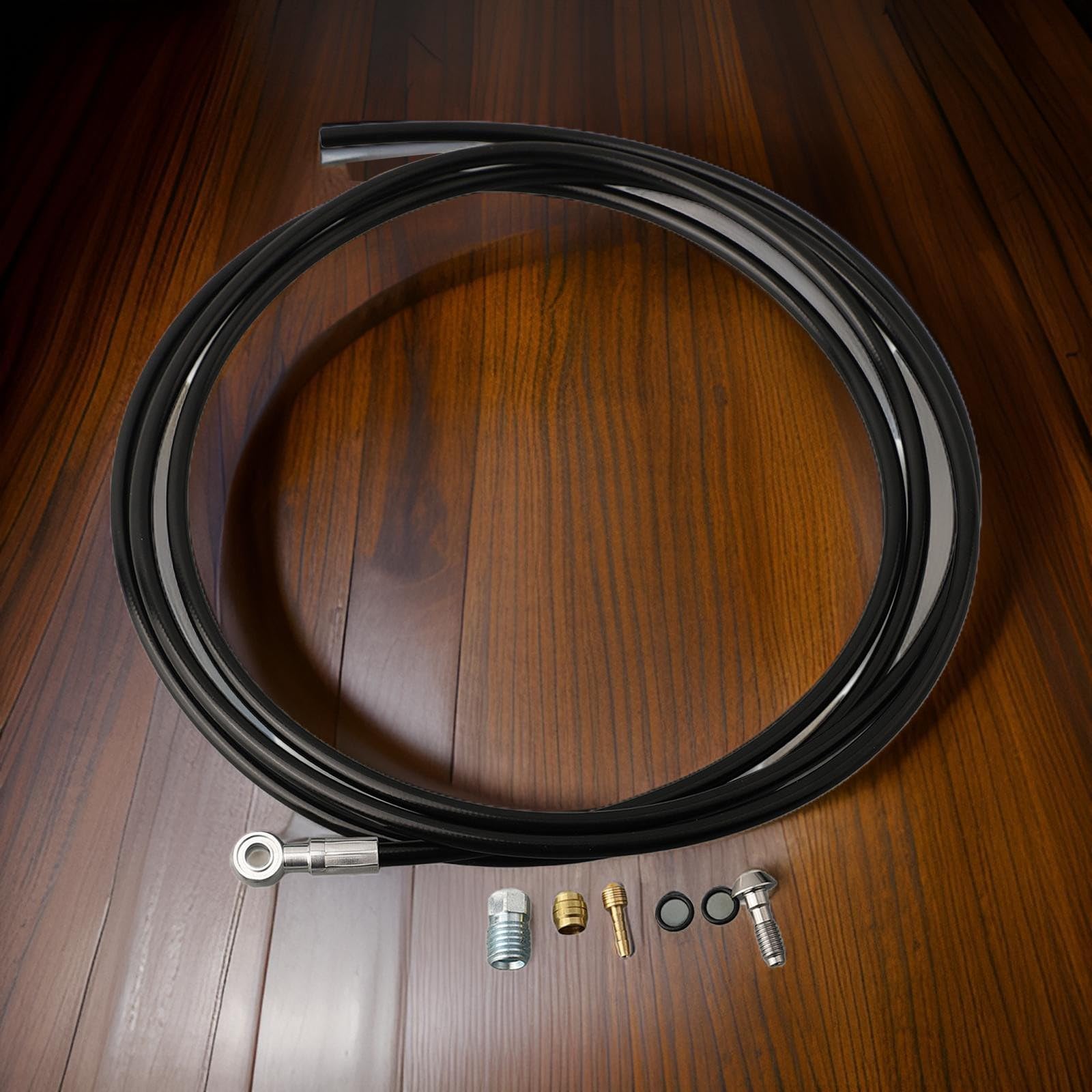 Kit tubo freno per bicicletta e inserti di collegamento in ottone, kit tubo freno a disco idraulico da 2500 mm per MT4 a MT Trail parte di ricambio