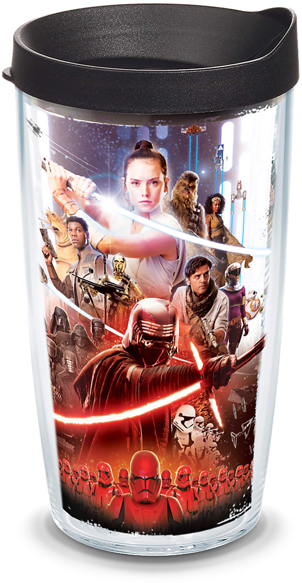 Tervis, doppelwandiger, isolierter Star Wars Becher hält Getränke kalt und heiß, 473 ml, Episode IX