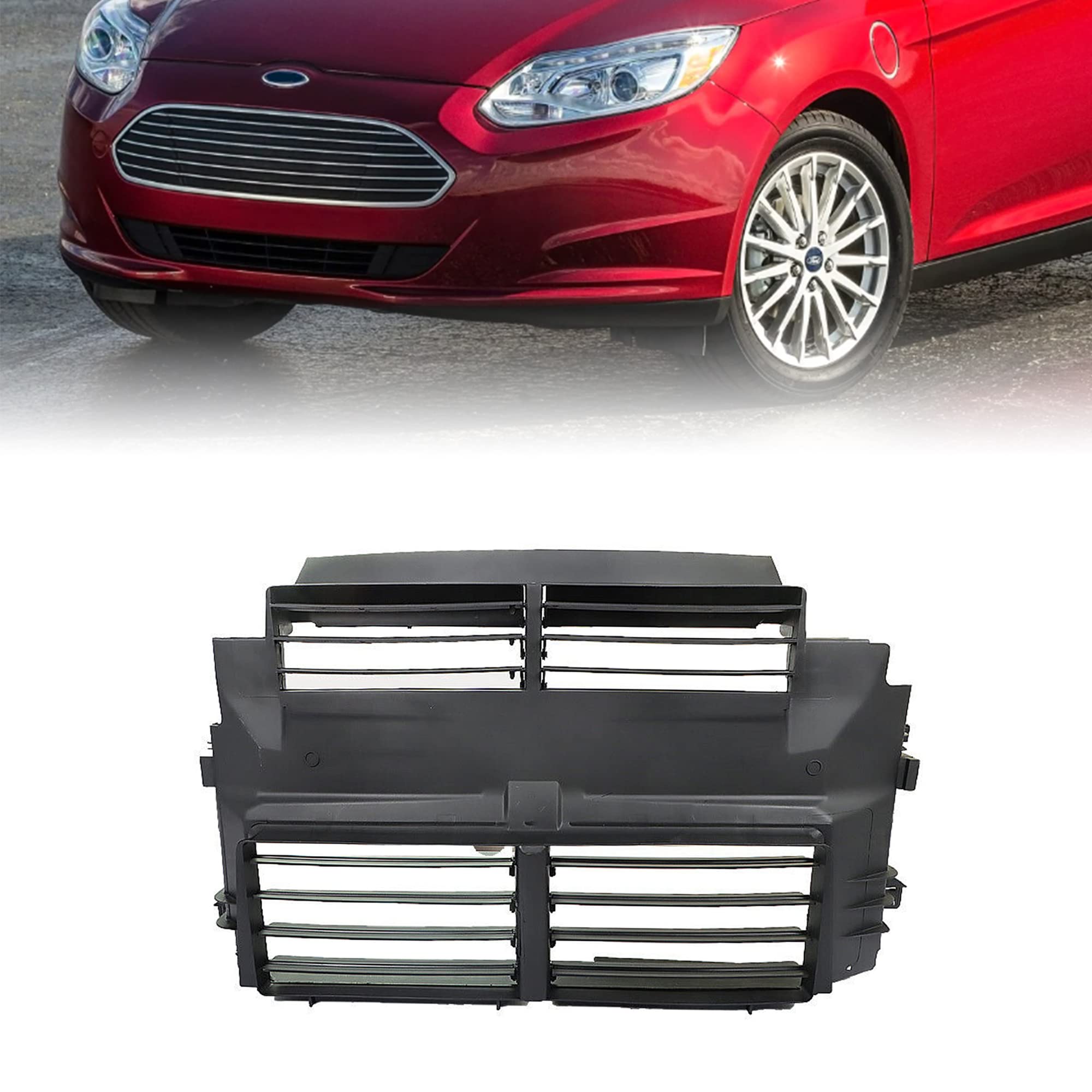Amazon.com: PartsFlow Front Radiator Grille Shutter (Without