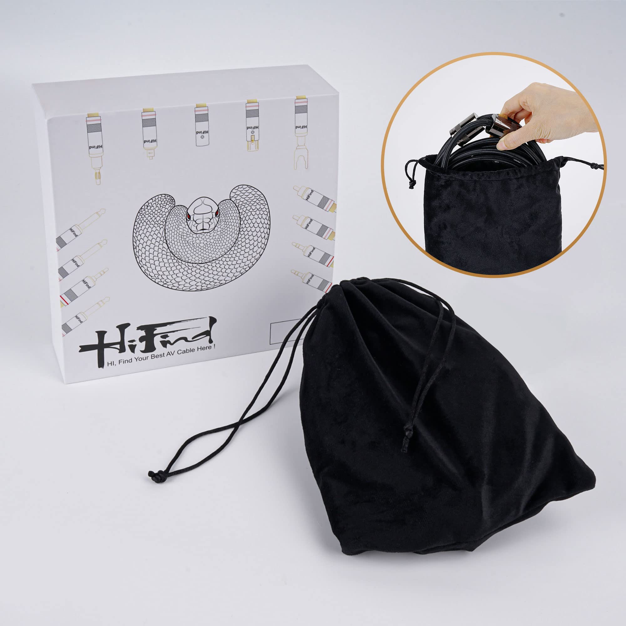 HiFind Cavo audio stereo da 3,5 mm a doppio 6,35 mm, 3,5 mm, 3,5 mm TRS maschio a 2 x 6,35 mm TS maschio, cavo bidirezionale per chitarra, teatro, altoparlante