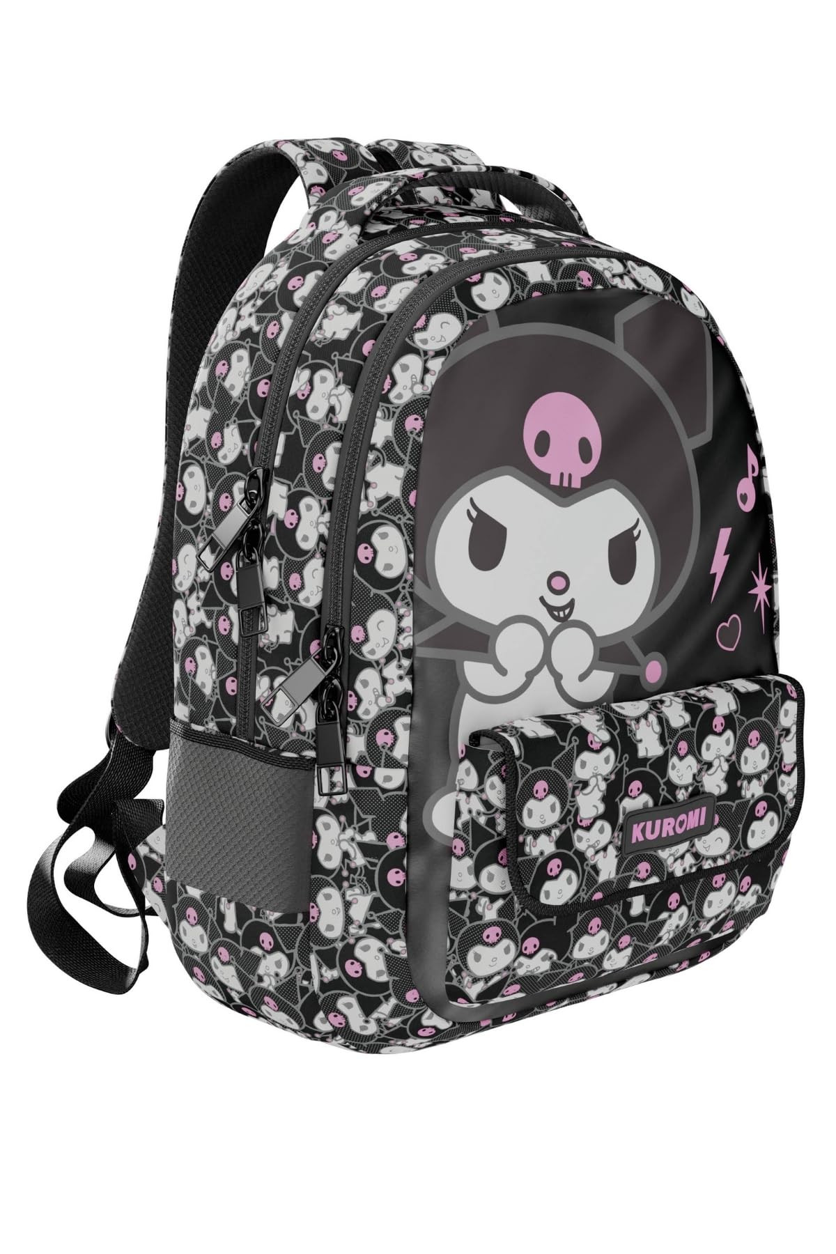 Probag Kuromi Tasarımlı Kız Çocuk 3lü Okul Çanta Seti Sırt Çantası Termal Beslenme Çantası Kalemlik