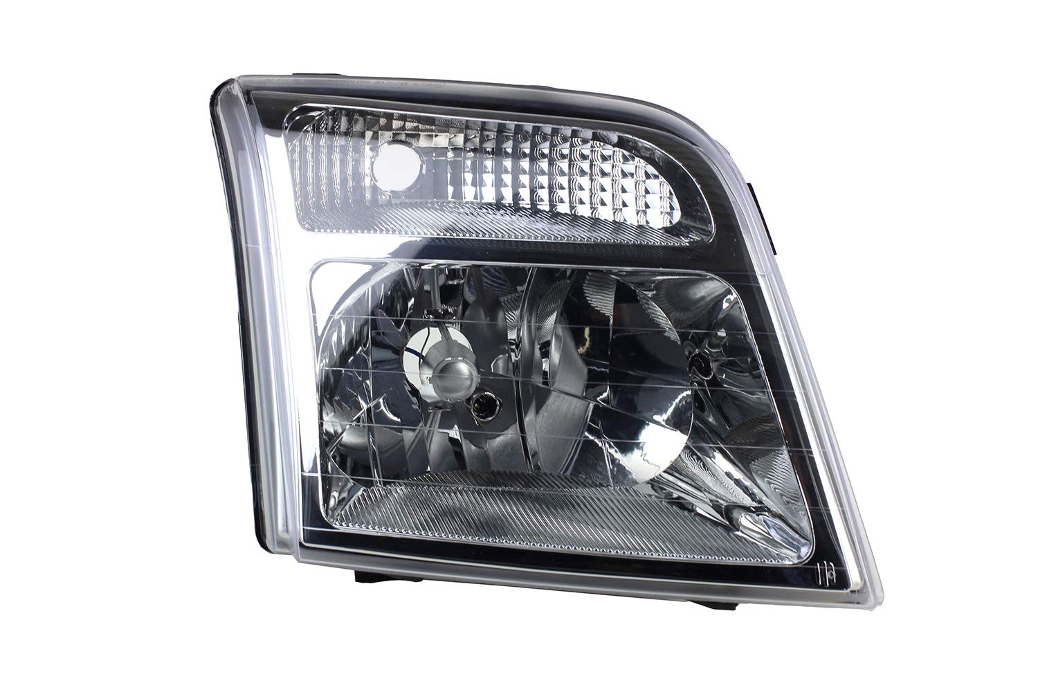 Johns, Faro halógeno delantero apto para Ford Transit Connect 02 06/02 - H4 derecho + faros antiniebla + bombilla