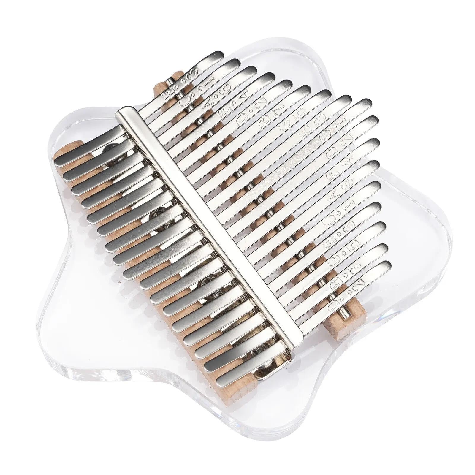 Kalimba Principiantes Kalimba Acrílica De 17 Teclas Para Principiantes Adultos