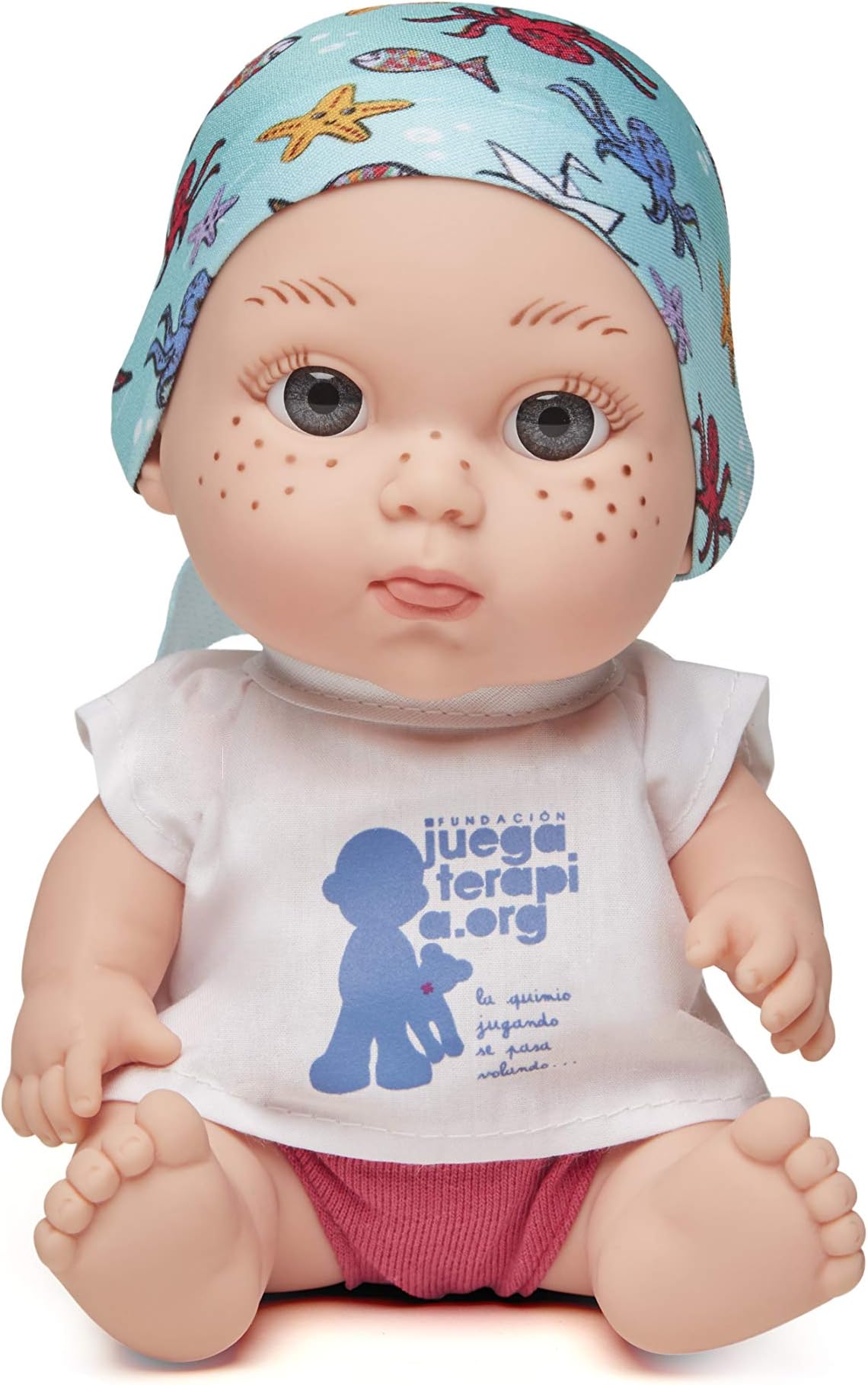 JuegaterapiaDavid Bisbal Baby pelón, 36 cm (Dolls Arias 176)