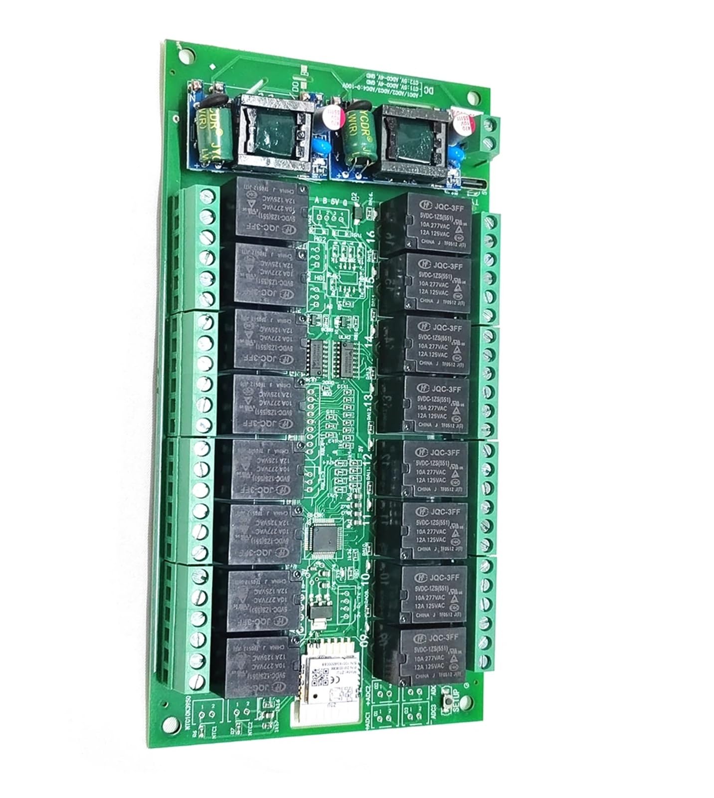 Modulo piastra controller interruttore intelligente relè Tuya 16CH WiFi o Zigbee a 16 canali(Tuya zigbee 12VDC)