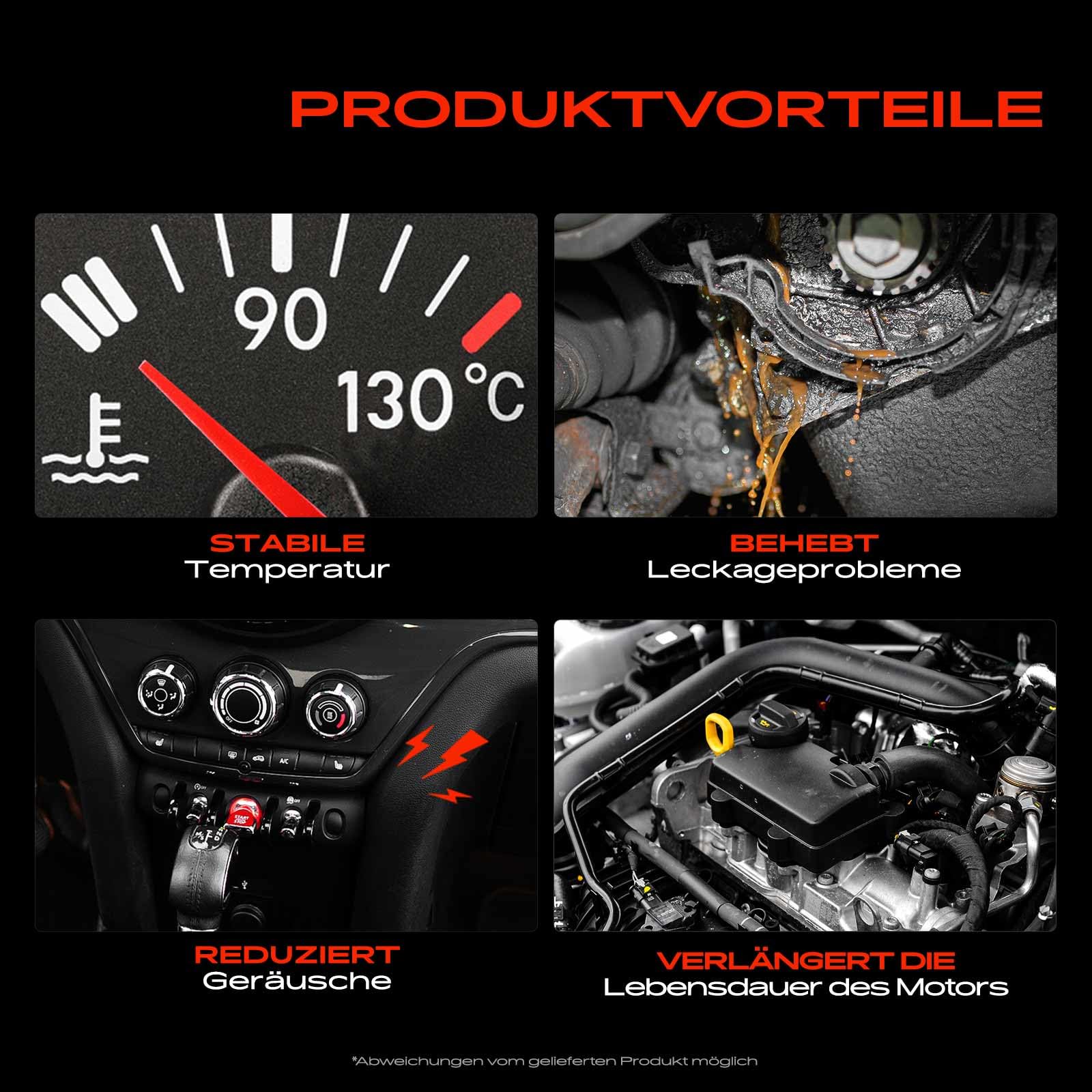 Frankberg Termostat płyn chłodzący 97°C z obudową 11531437040 | Kompatybilny z serii 3 E46, 3 Cabriolet E46, 3 Coupe E46, 3 Touring E36, 5 Touring E39, 7 E38, Touring E46