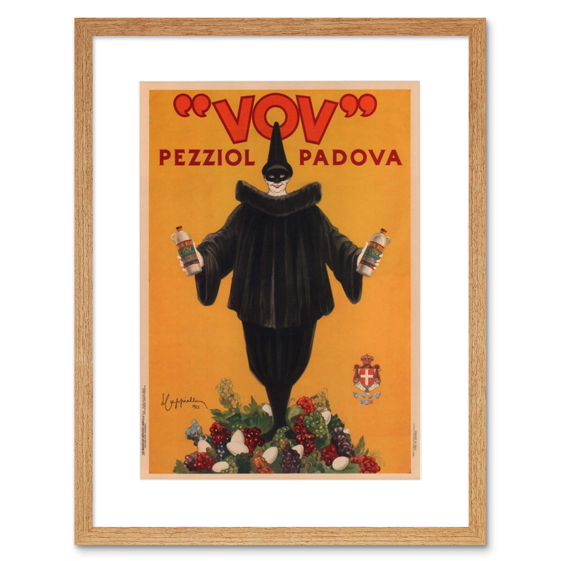 Amazon.com: VOV PEZZIOL LIQUEUR PADOVA ITALY CLOWN VINTAGE RETRO