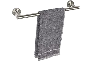 TocTen Bath Towel Bar | 16IN Brushed Nickel