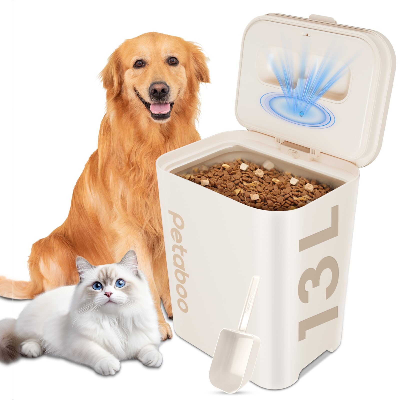 Amazon.co.jp: 真空保存容器 ペットフード Petaboo【-15kPa自動真空で