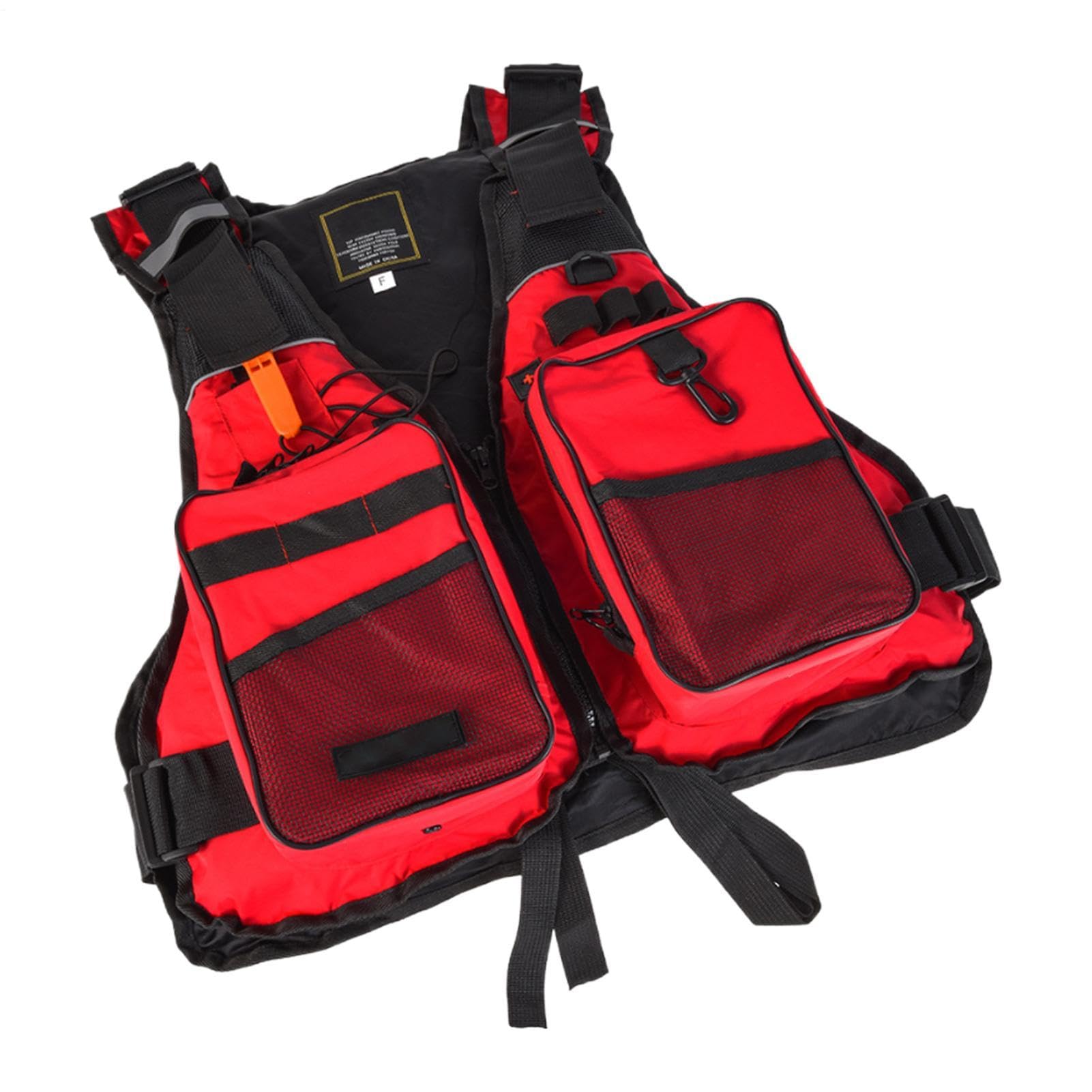 Fishing Life Vest, Quick Dry Safety Jacket, regulowana | Buoyancy Watersports Vest with Reflective Design, Flotation Gear for Women Boating Swimming Canyoning Rafting Wakeboard