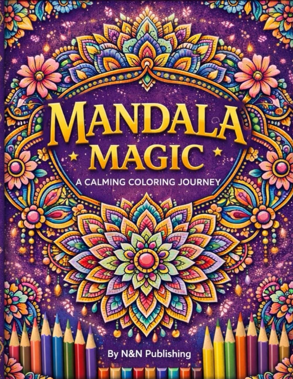Mandala Magic: A Calming Coloring Journey: Relax, unwind, and express creativity through beautiful mandala designs for all ages.