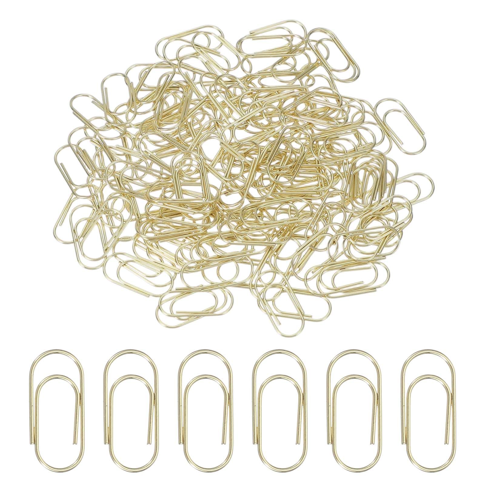 PATIKIL 200pcs Paper Clip, Mini Shape Paper Clip Small Cute Rust-Proof Metal Strong Durable Bulk for Office Home Rust-Proof Metal Strong Durable Bulk