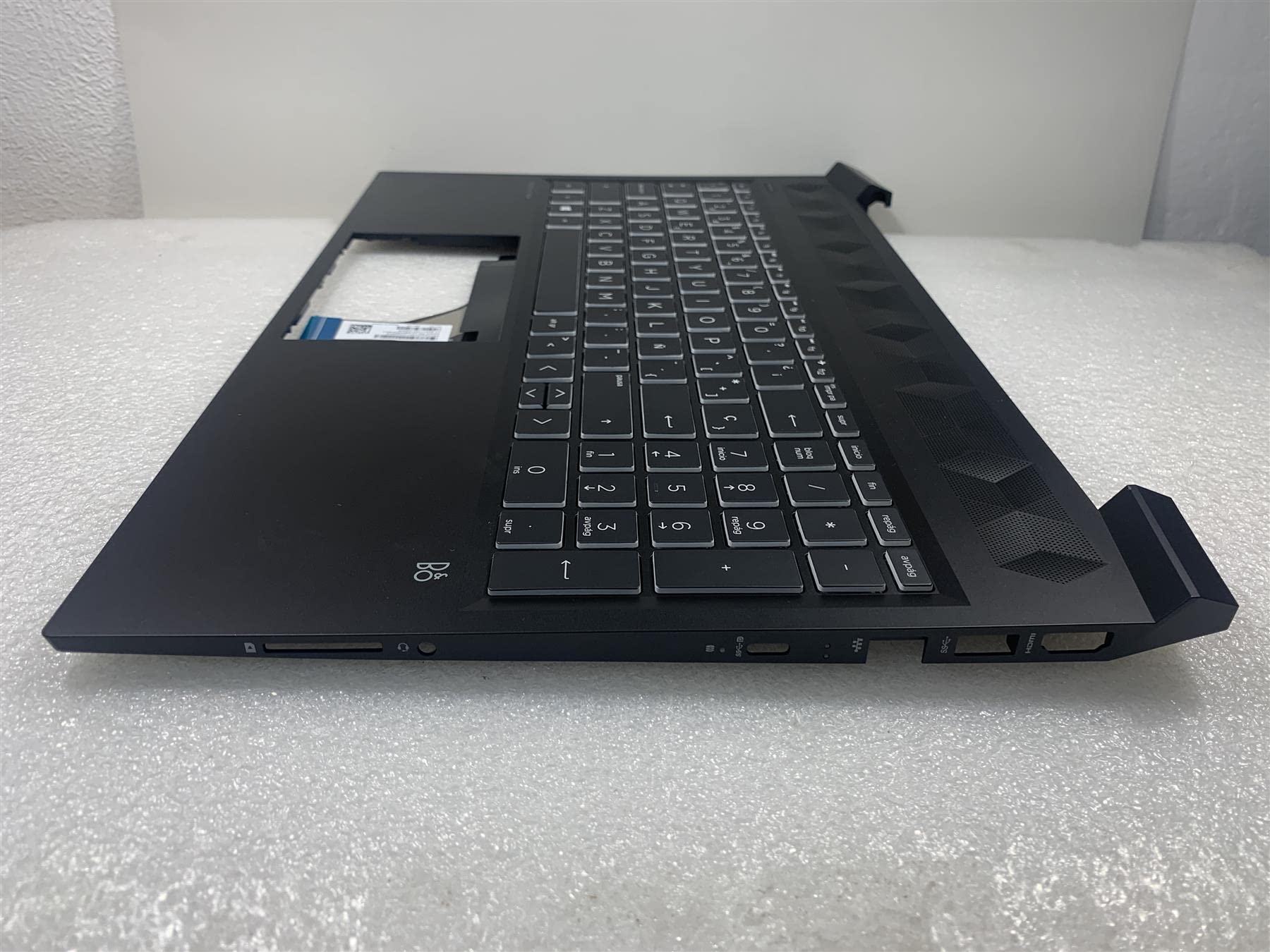 para HP Pavilion Videojuego 16-A M09280-071 M02037-071 España Teclado Español Reposamanos
