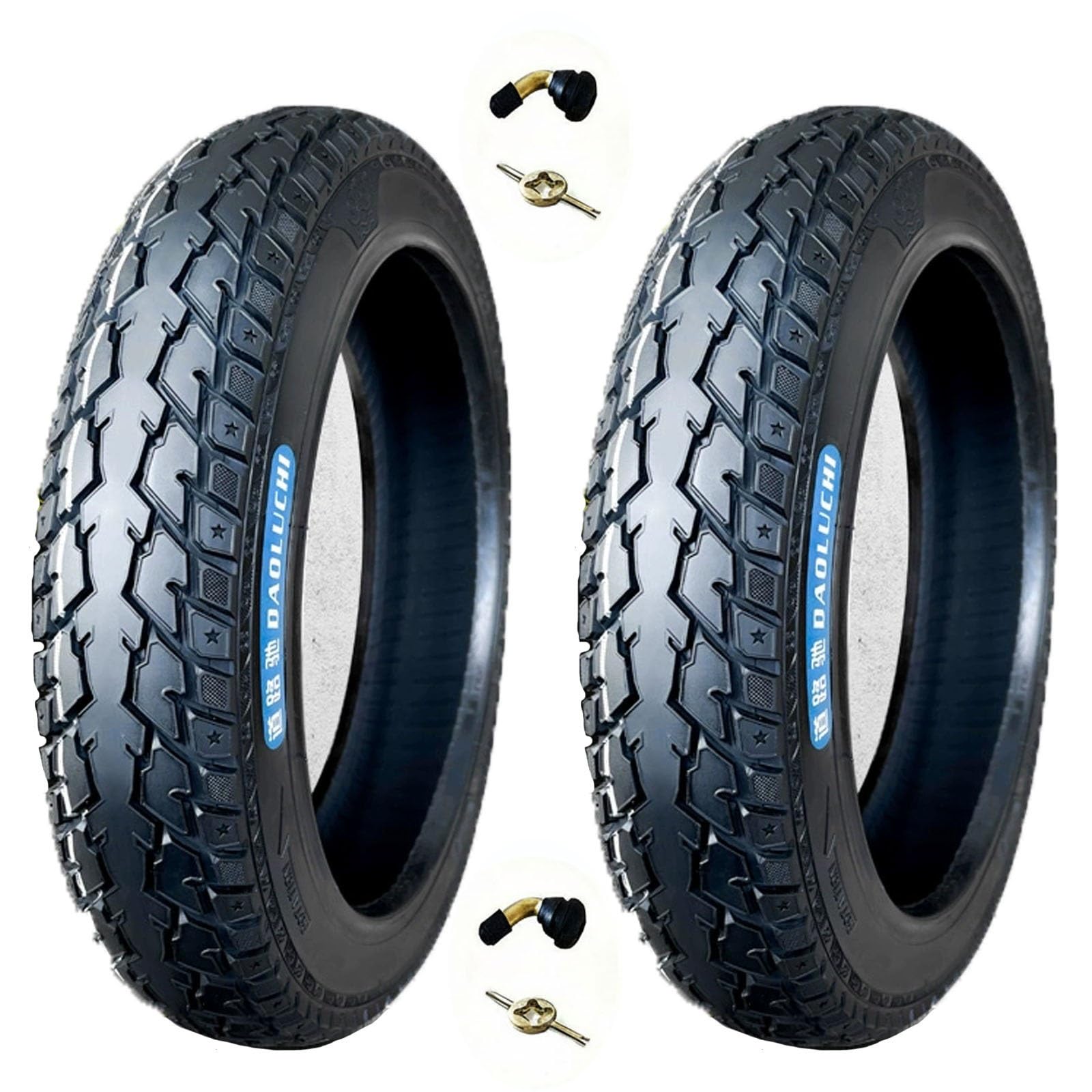 14x2.125 Pneu Tubeless, 14x2.125 Pneu Tout-Terrain Toutes Saisons Anti-Crevaison for Vélo électrique, vélo électrique pliable, trottinette électrique(2PCS)
