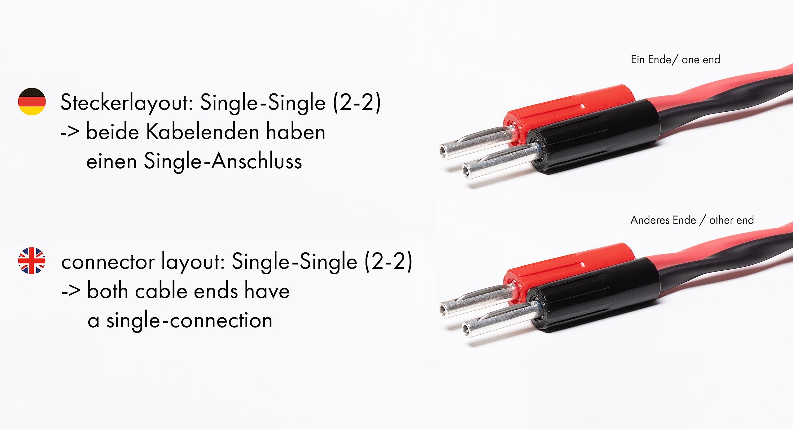 FLUX-MATRIXX - Cable para altavoces (4 hilos, 2 x 3 m)