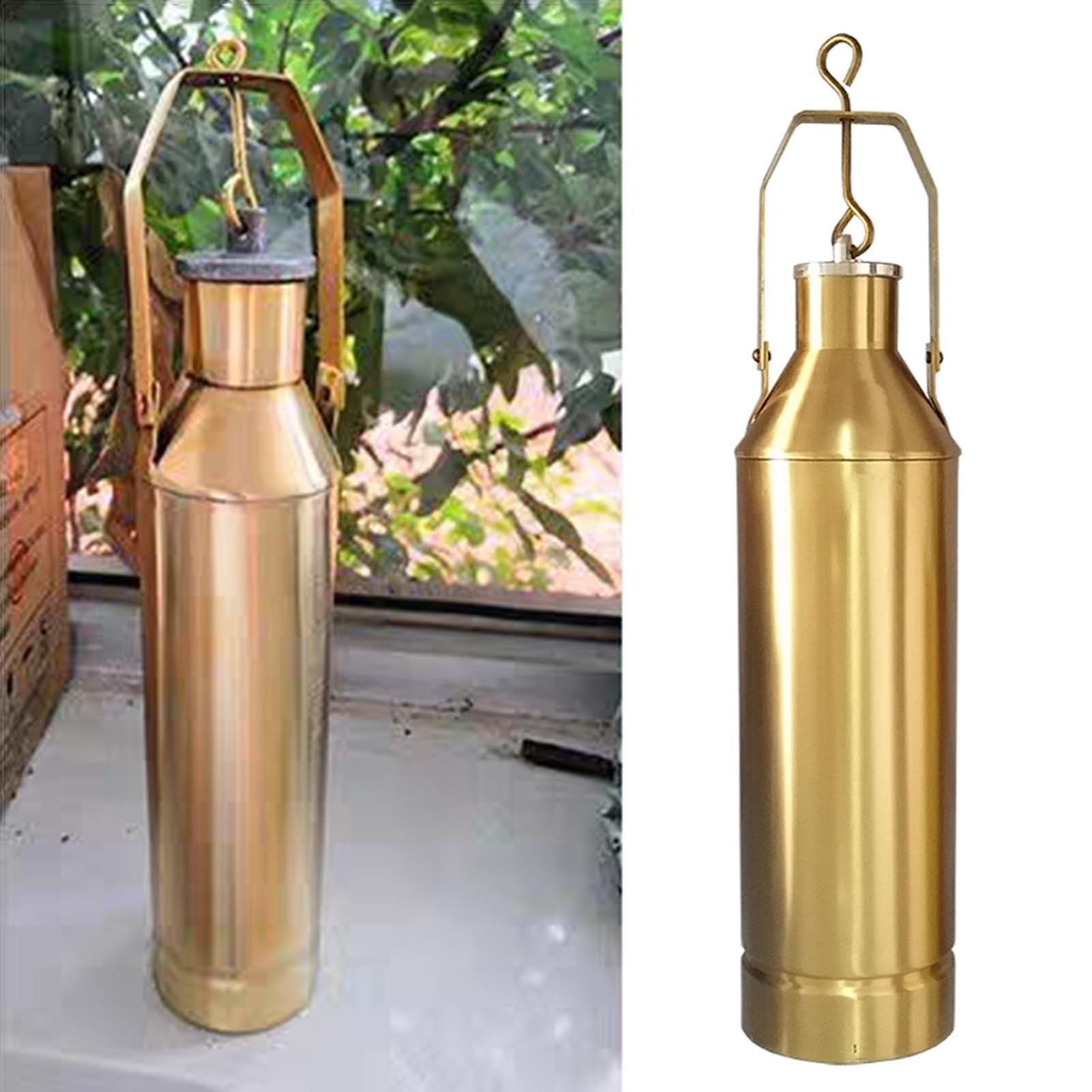 Seau d'échantillonnage de 500 ML en cuivre doré pour l'analyse des huiles de camions-citernes