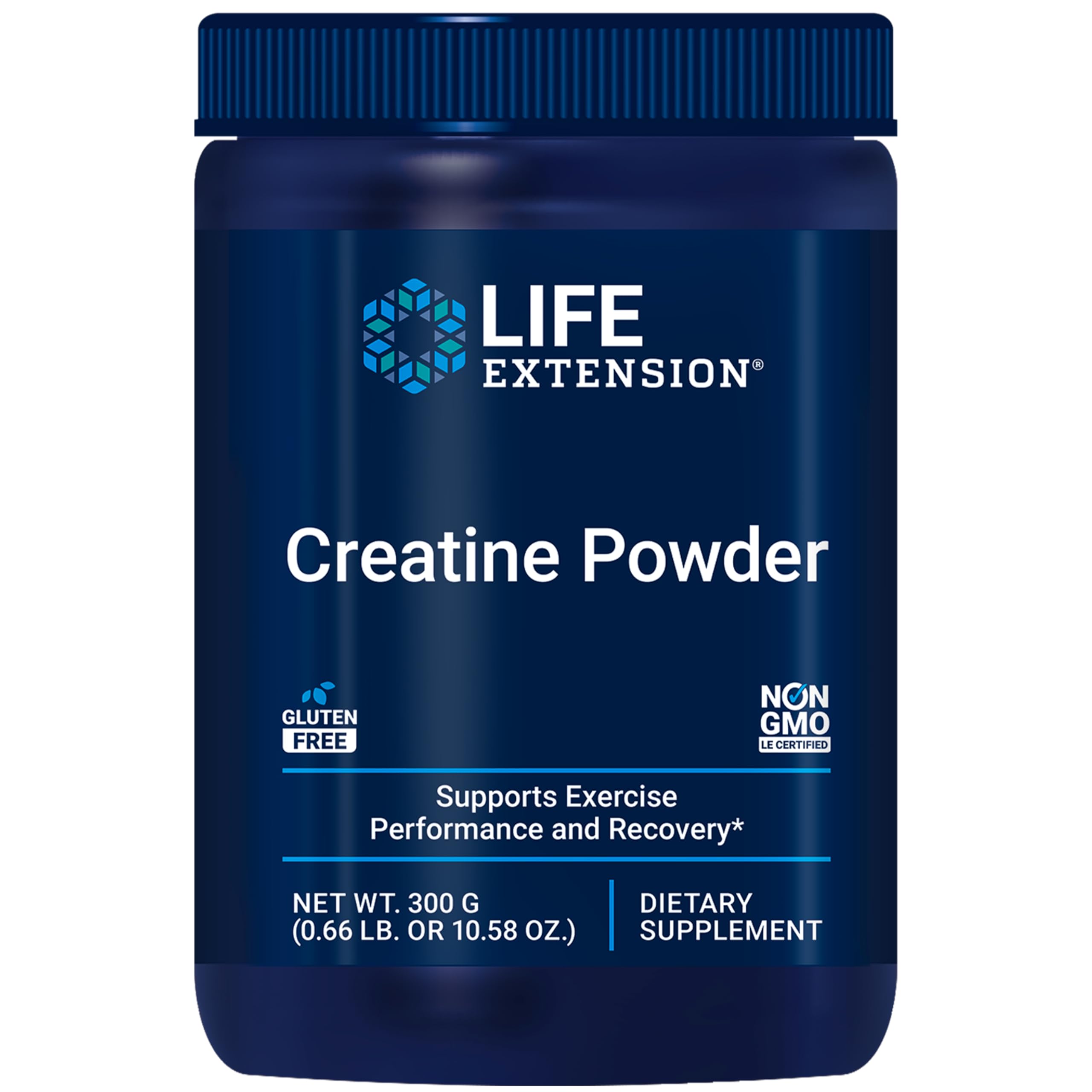 Life Extension Creatine Monohydrate Powder, Unflavored, Net Wt. 300 g