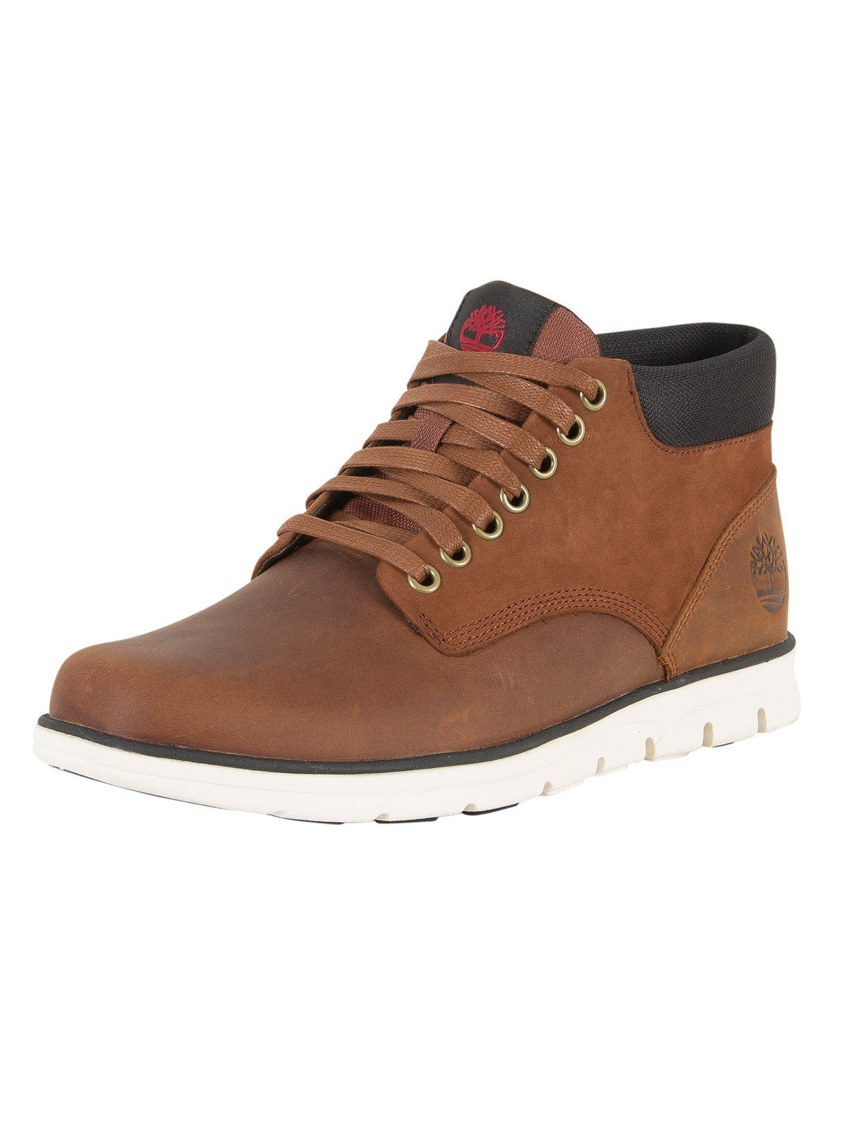 Timberland - Bradstreet Leather Sensorflex, Botas Chukka Hombre, Marrón (Red Brown FG)​, 43 EU