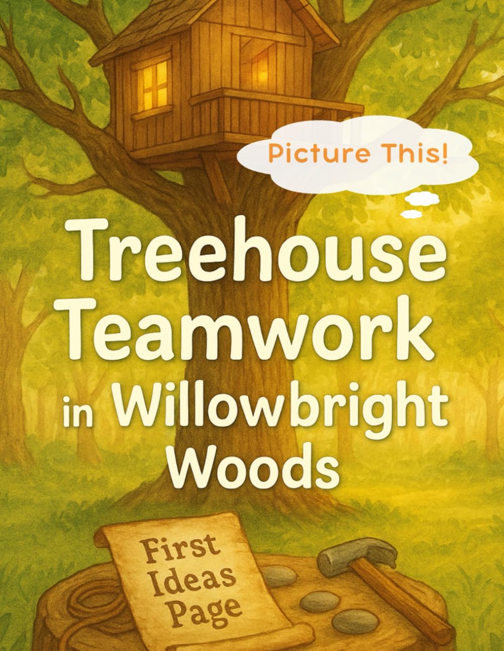 Picture This! Treehouse Teamwork in Willowbright Woods: A gentle, imagination-rich storybook for ages 4–8 where kids draw each scene as they explore ... Storybooks: Neighborhood Adventures Series)