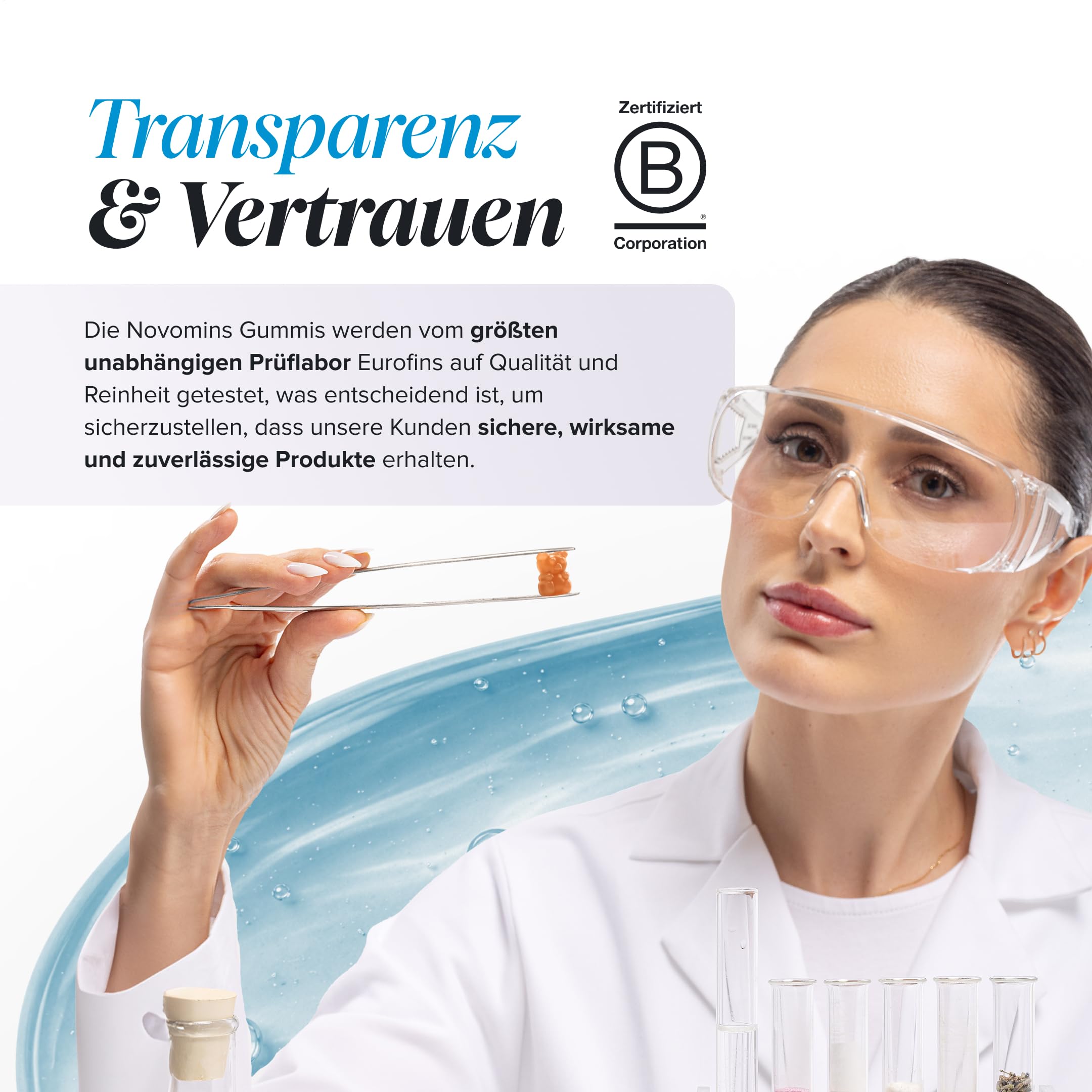 Omega 3 Kinder | 30 Gummibärchen | mit Vitamin E & D | Novomins – Ansicht 11