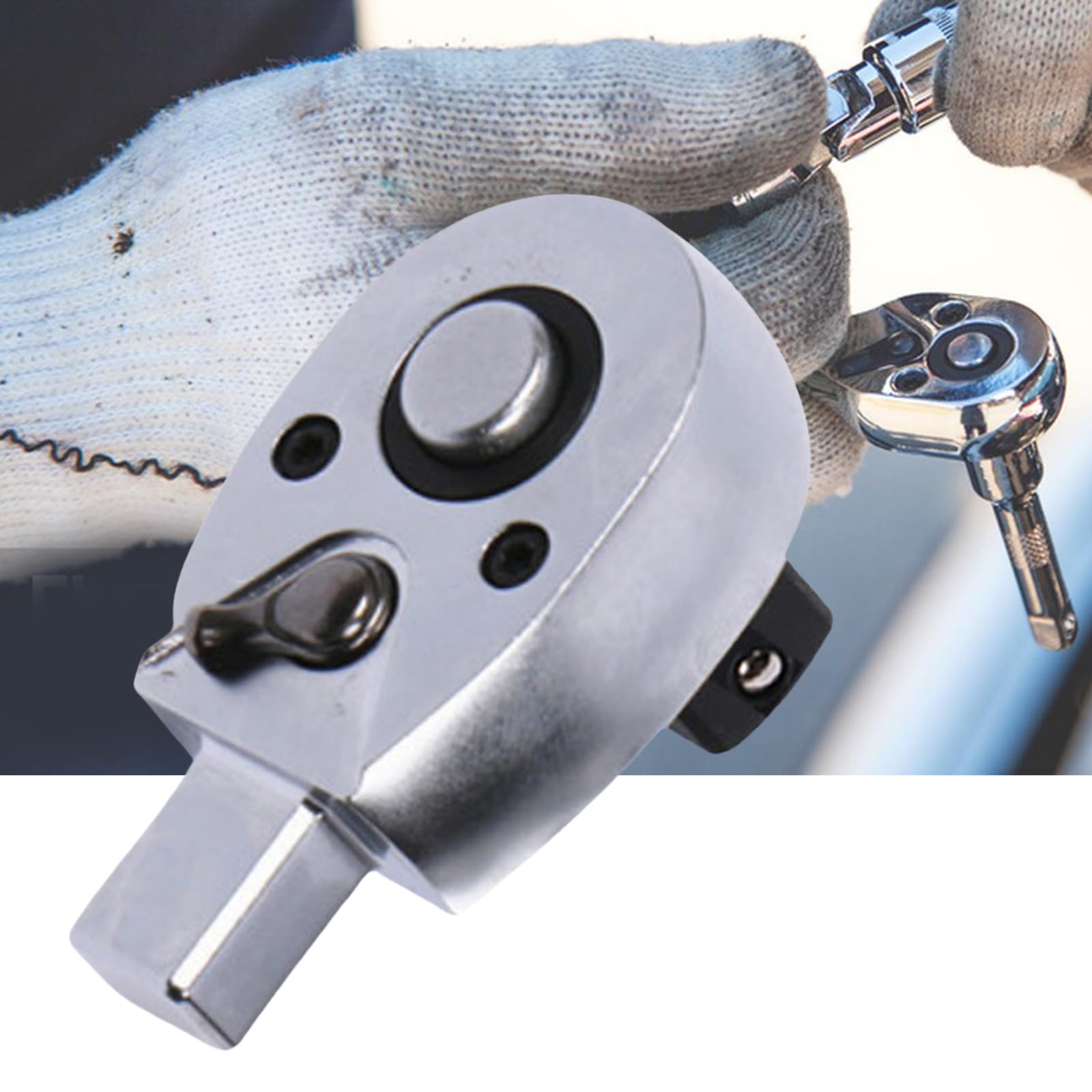 XusLFR Industrial Torques Wrenches Ratchets Head 1/2Inch 3/8Inch 1/4Inch Conversion Head 9x12 14x18 Ratchets Head Replacement