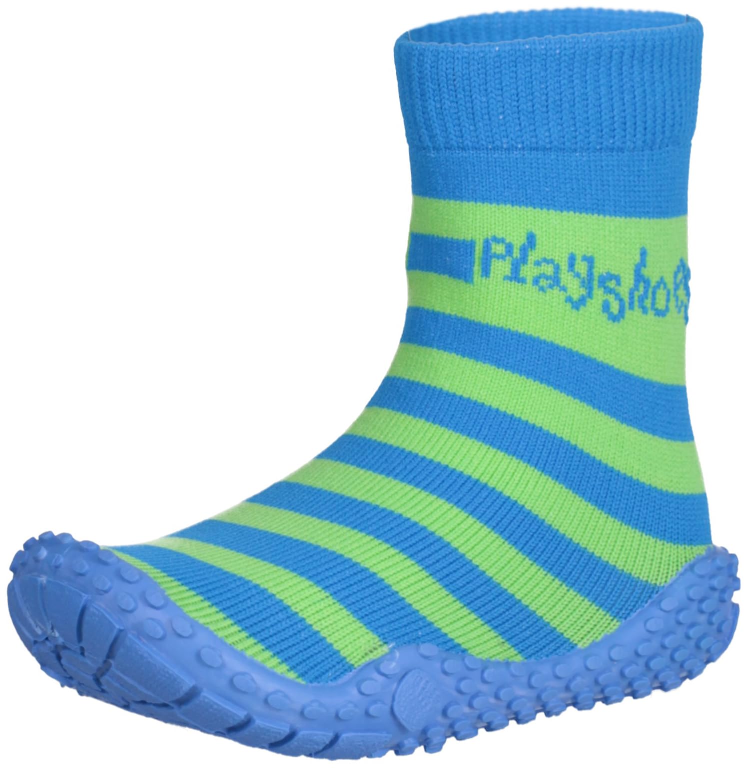 Playshoes Unisex-Child Aqua Socks Stripes, 174802, Size EU 26/27