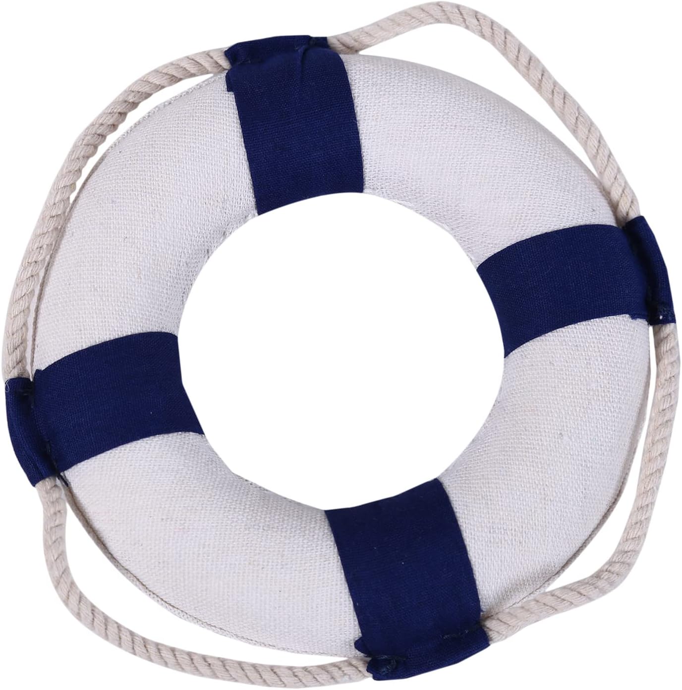 الأقوى - حلقة زينة بنمط الحياة البحرية، لوحة ترحيبية، حلقة نجاة لتزيين حوض السباحة، حلقة نجاة للتهنئة على الشاطئ، ديكور حائط المنزل للتعليق على الباب، ازرق 14 سم 2026 - view 4