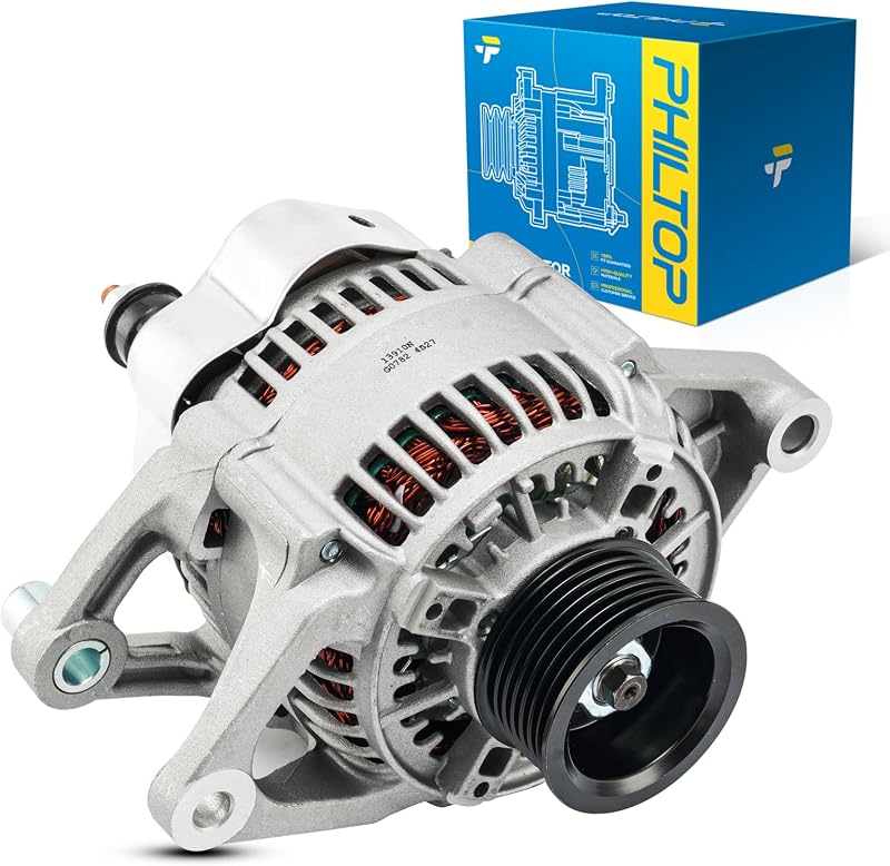 Alternador PHILTOP 13910N 12 V 117 A para Dodge Ram e Dakota – 1 unidade