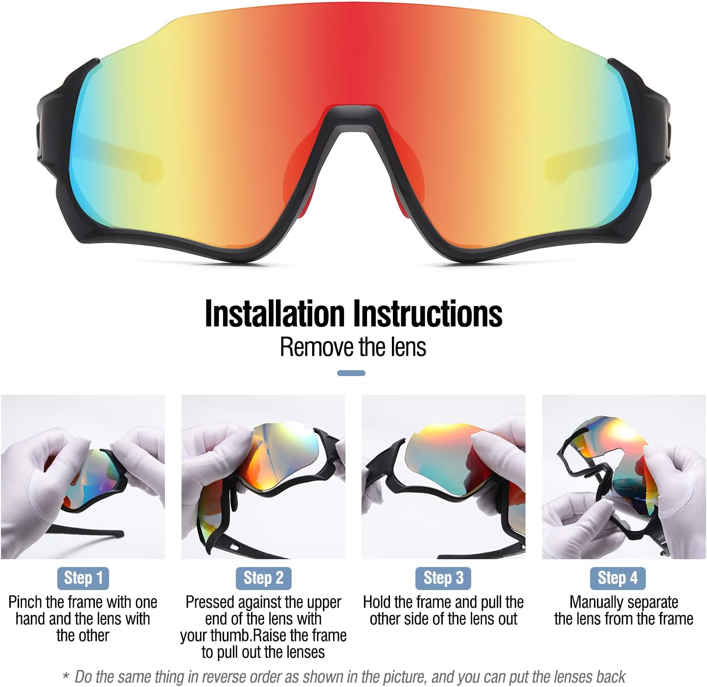 DUCO 4 Lenses Kids Sunglasses Polarized Youth Baseball Sun Glasses Sports Teens Cycling Shades Boys Girls DK280