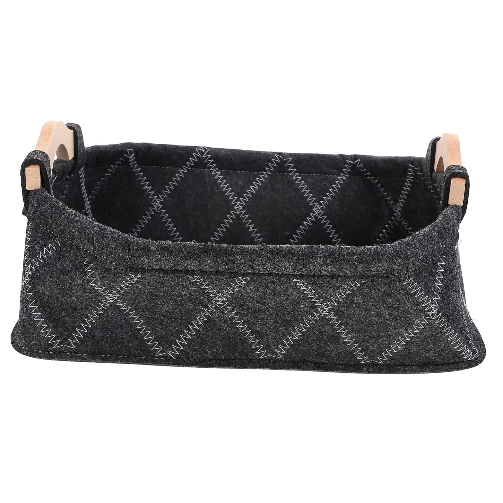 Cabilock 1pc Creative Felt Storage Basket for Clothes Sundries Organizer Versatile Felt Basket for Home Picnic Daily Use