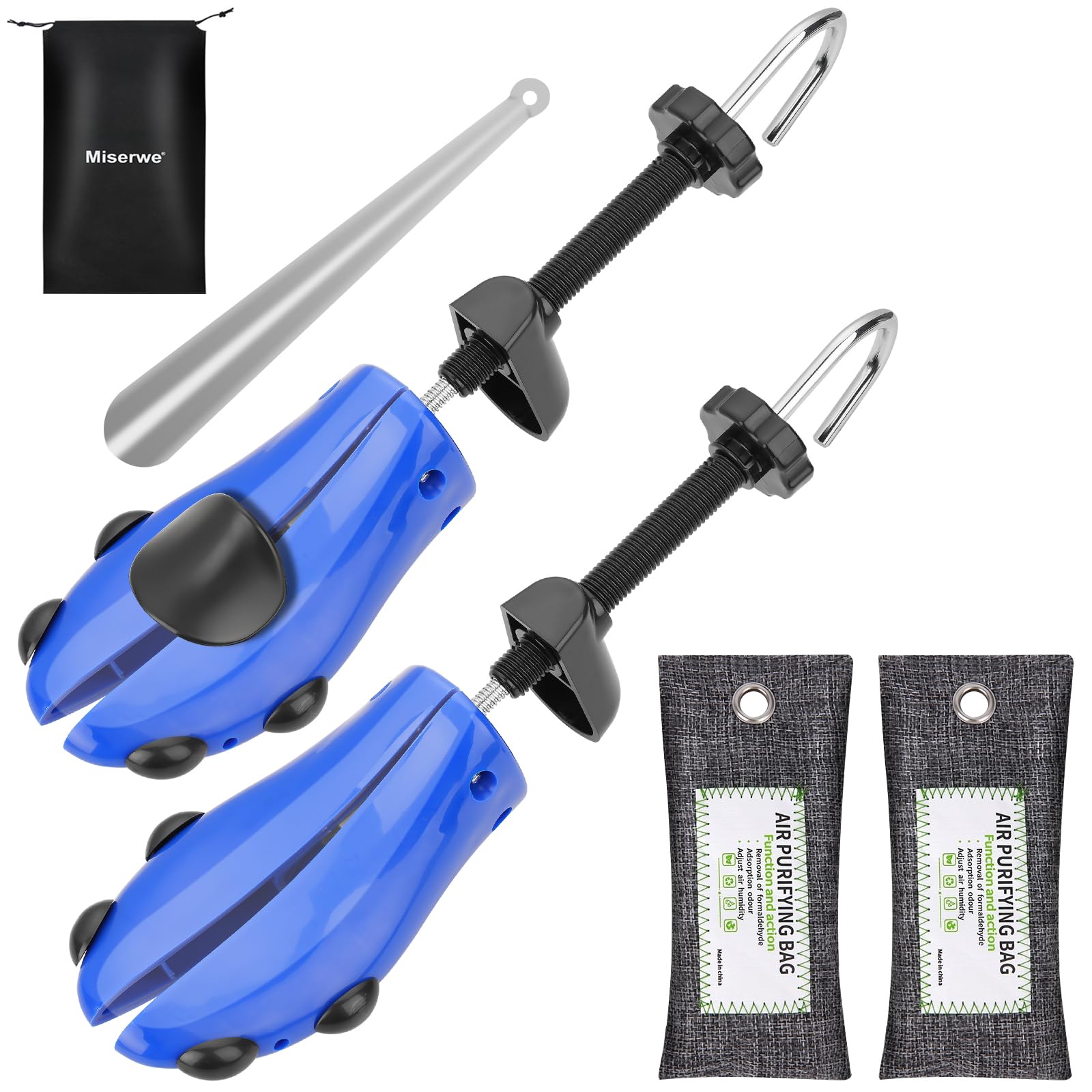 MISERWE Shoe Stretcher with Carrying Bag Professional Adjustable Shoe Stretcher for Men and Women