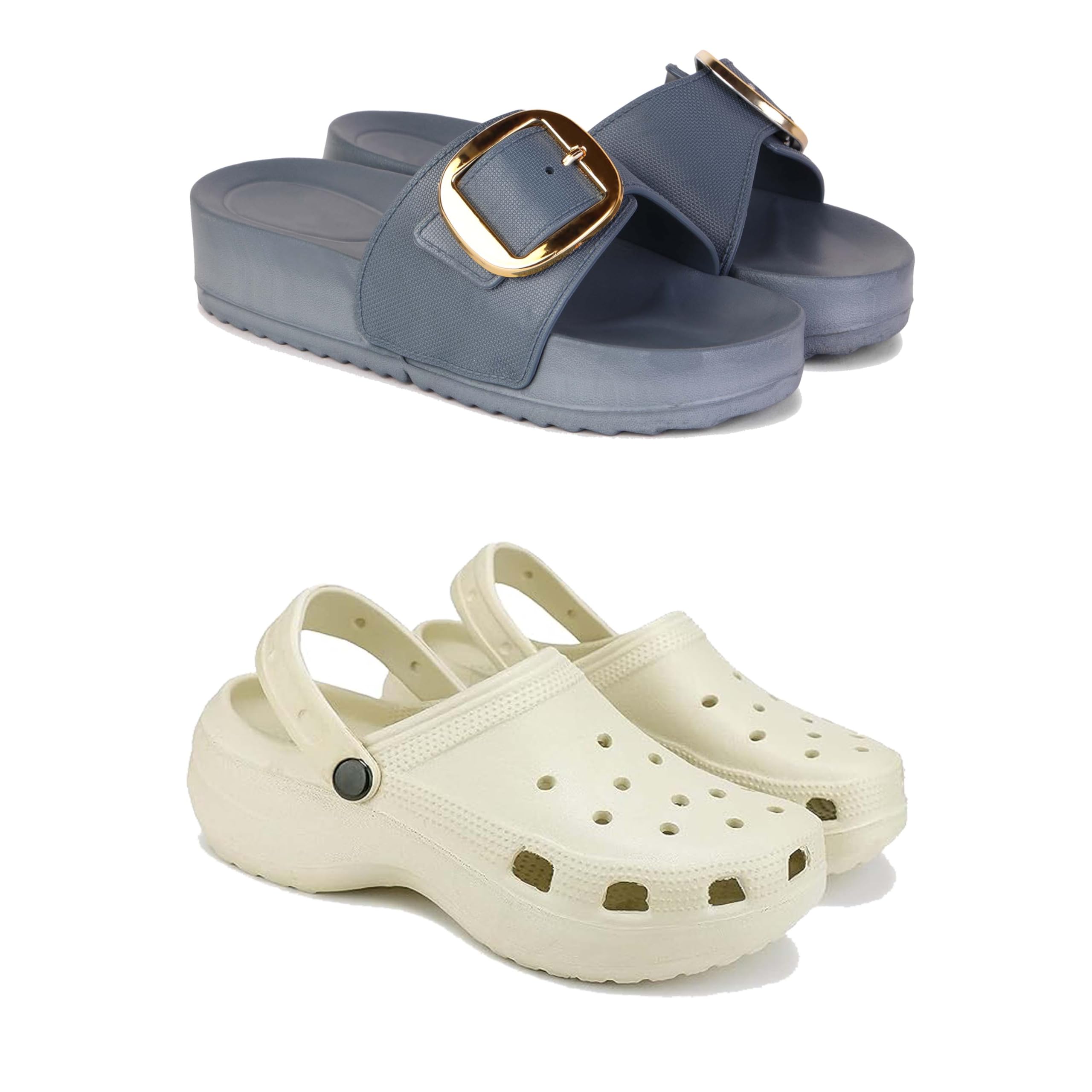 DRACKFOOT sandal for Women's,slip-ons,quality casaul sandals for Women's GRT-SAN-(2-COMBO)-1998-OO8-image-16