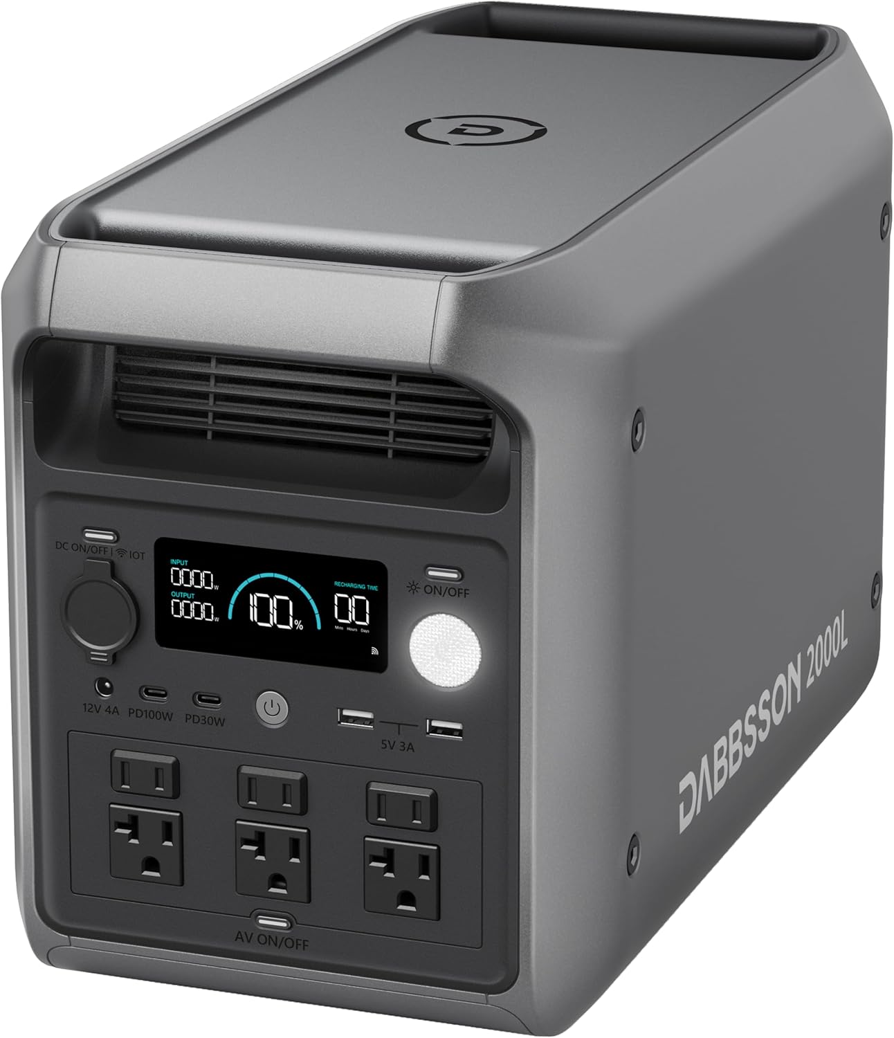 71uUPK+B6IL._AC_SL1500_ DABBSSON 2048Wh Solar Generator DBS 2000L