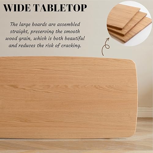 Miniatura 3 de Mesa de centro de madera - Mesa de centro de roble de 2 niveles - Mesa de centro moderna con estante de almacenamiento para sala de estar,