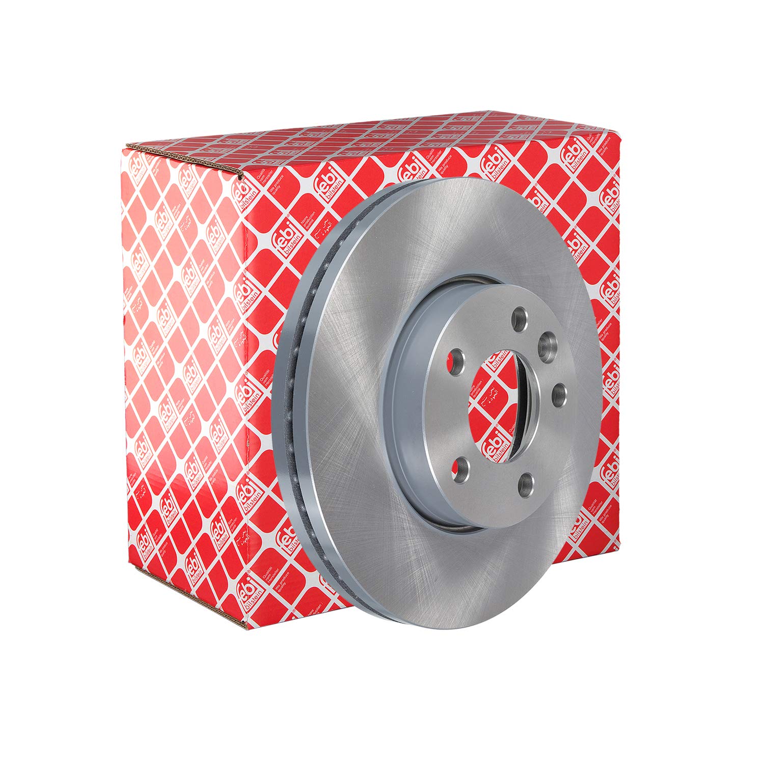 febi bilstein 28504 Brake Disc (1 Brake Disc) front, internally ventilated, No. of Holes 5