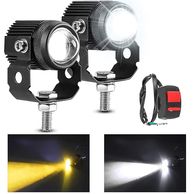 Carzex Mini Drive Fog Light Led Bar Light for Car, Bike, Scooty With