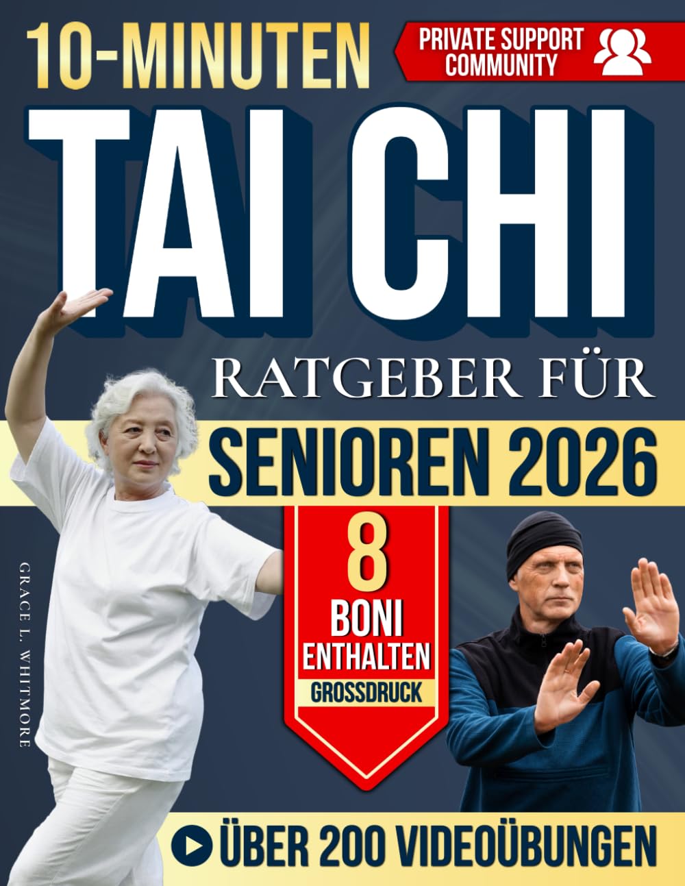 10-Minuten-Tai-Chi-Ratgeber für Senioren: Sanfte Übungen mit großer Schrift und Videos, um steife Gelenke zu lockern, Balance zurückzugewinnen und sicher zu gehen – auch nach Jahren ohne Bewegung