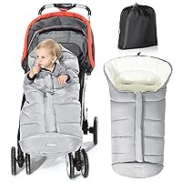 Vista 15 de Bolsa de dormir universal, impermeable, para bebé, para cochecito, clima frío