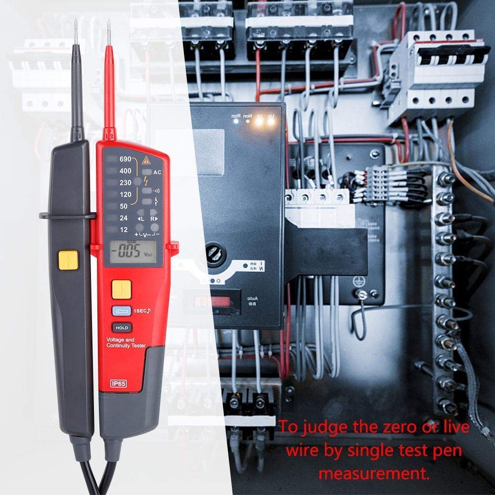 UT18C Voltage & Continuity Tester Auto Range Voltage Continuity Meter RCD Tester AC/DC Voltage Level Testing