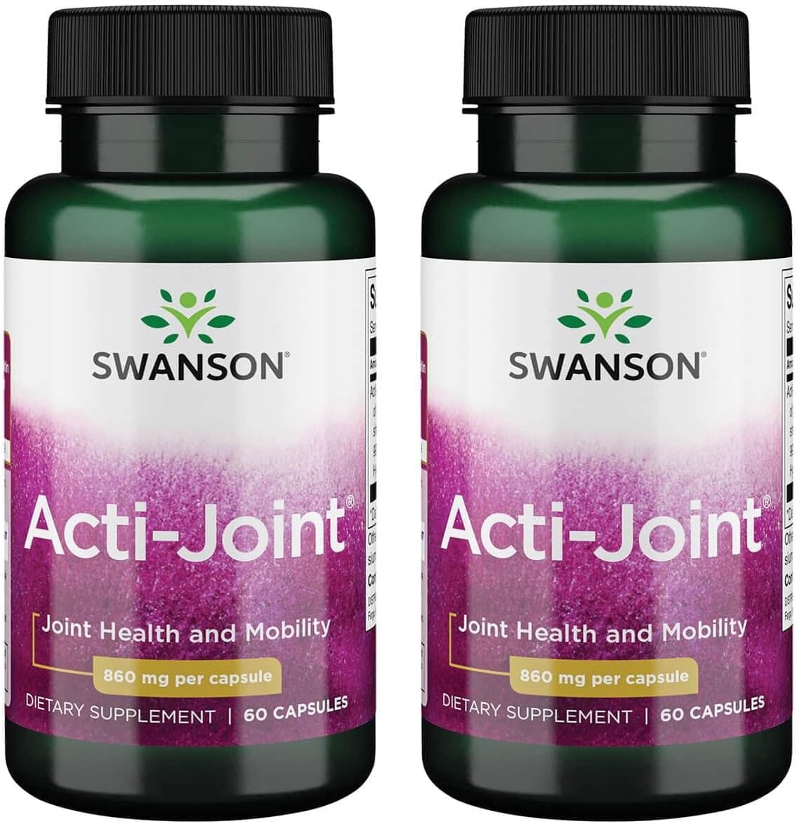 Swanson Acti-Joint 860 Milligrams 60 Capsules (2 Pack)