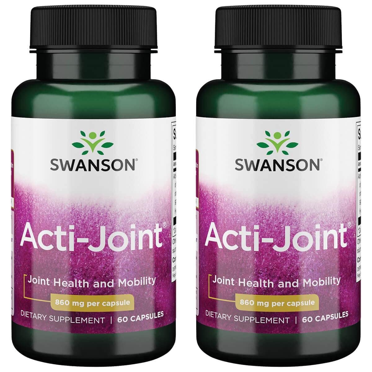 Swanson Acti-Joint 860 Milligrams 60 Capsules (2 Pack)
