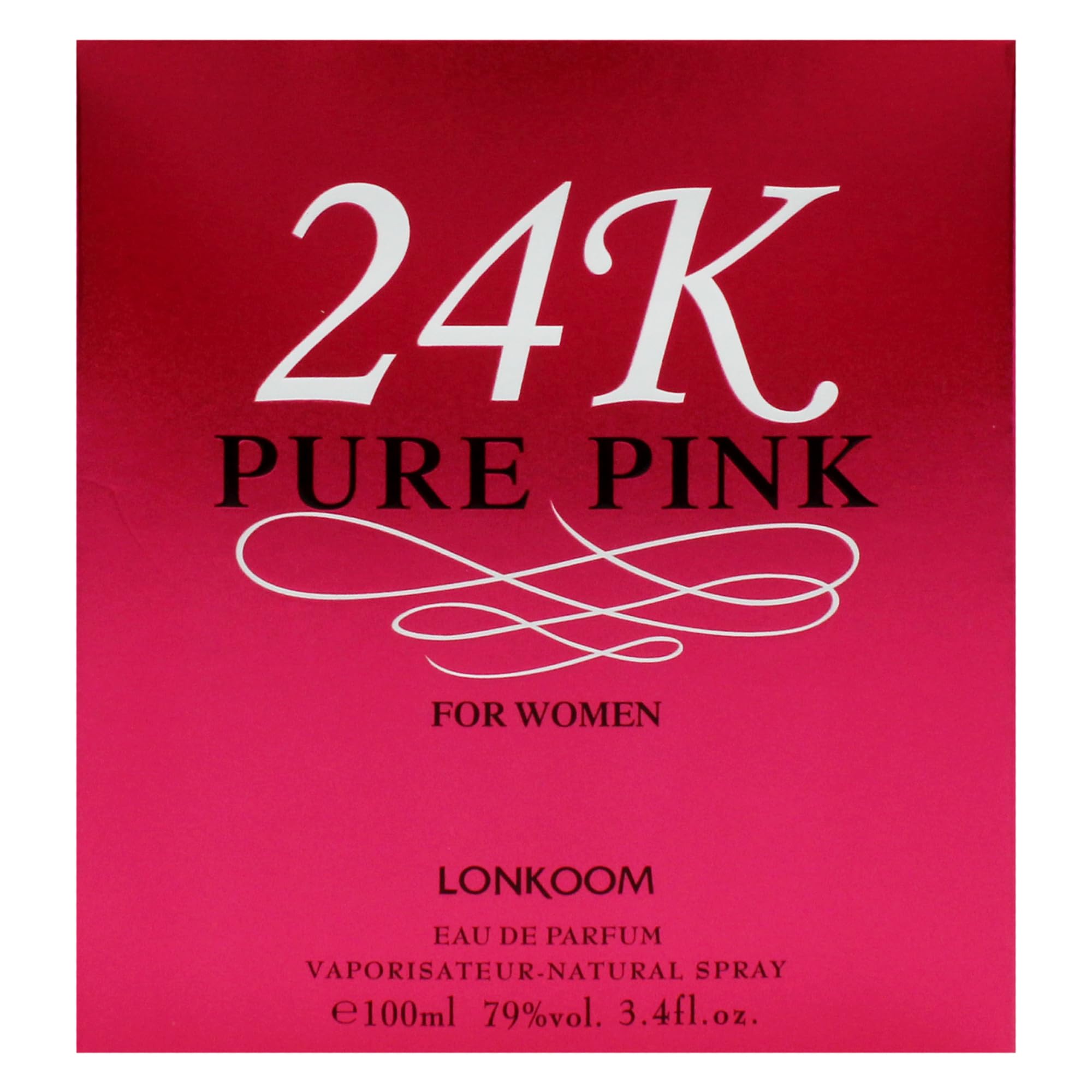 Lonkoom 24K Pure Pink For Women 3,4 oz EDP Spray