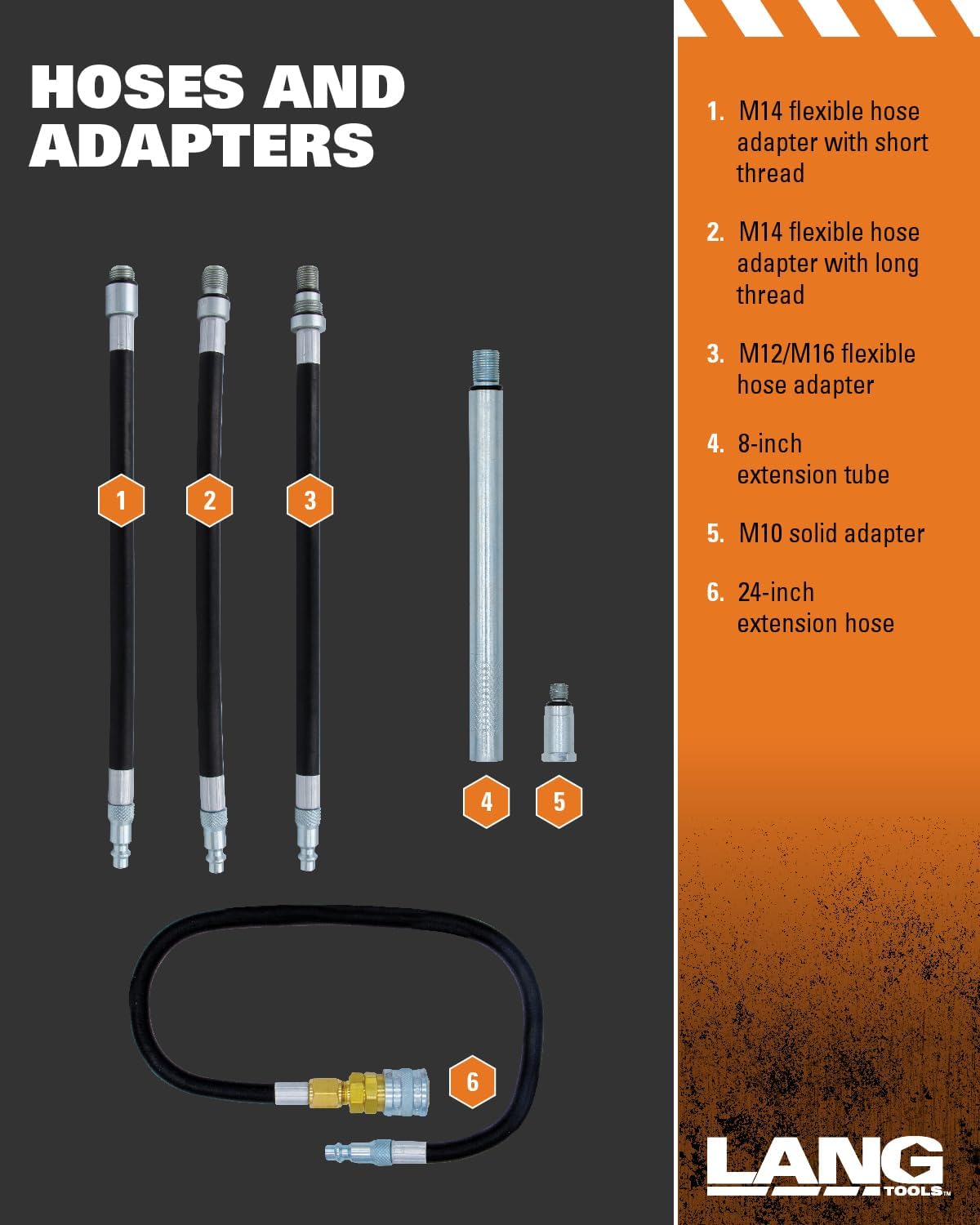 Lang Tools TU-30A Compression Tester Set