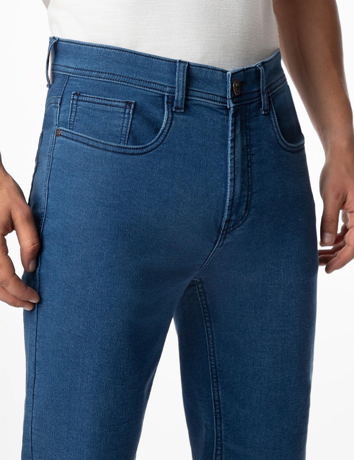 Men's Regular Jeans (INKAW23MJN-020_Indigo-Deep Neptune