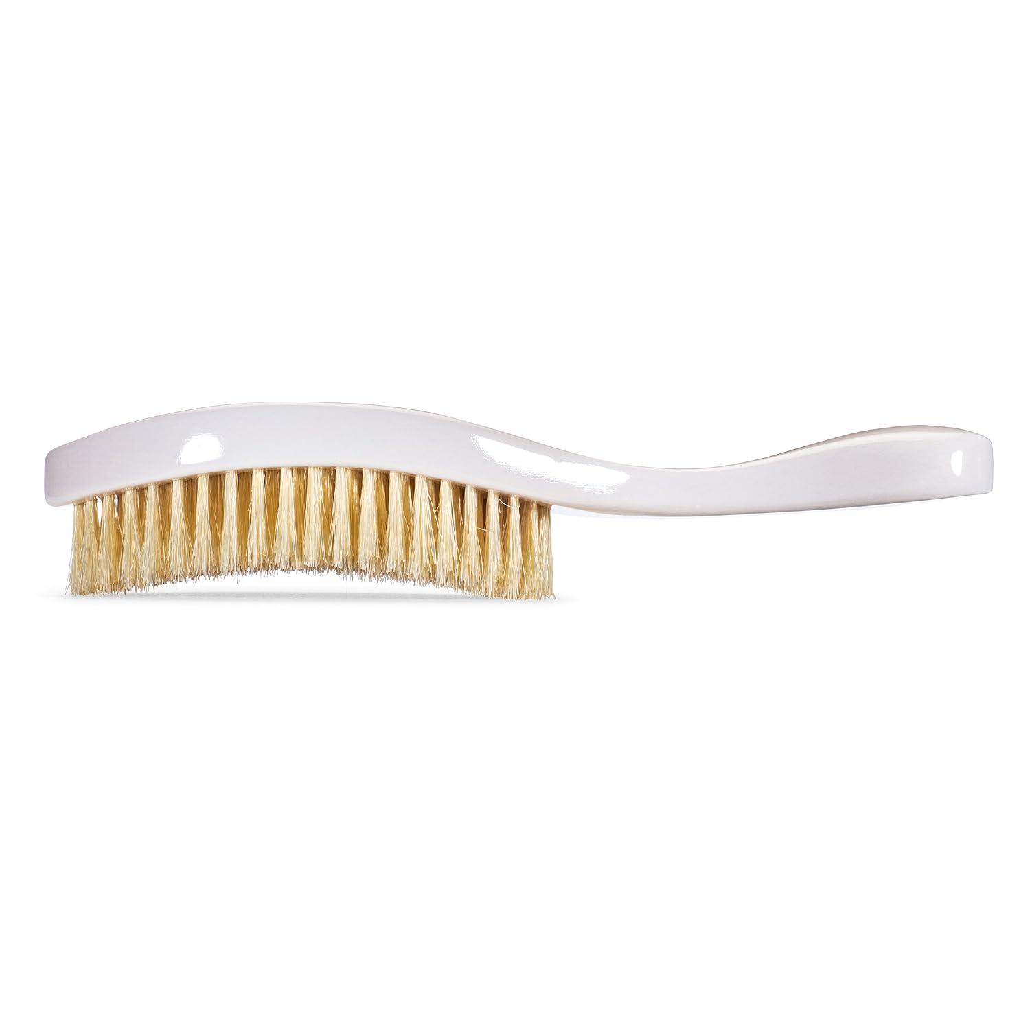 torino pro wave brush #640 by brush king - soft curve 360 waves- soft wave - made with 100% boar bristles - true texture soft - great for polishing/laying down frizz & finisher white 1 count (pack of 1)