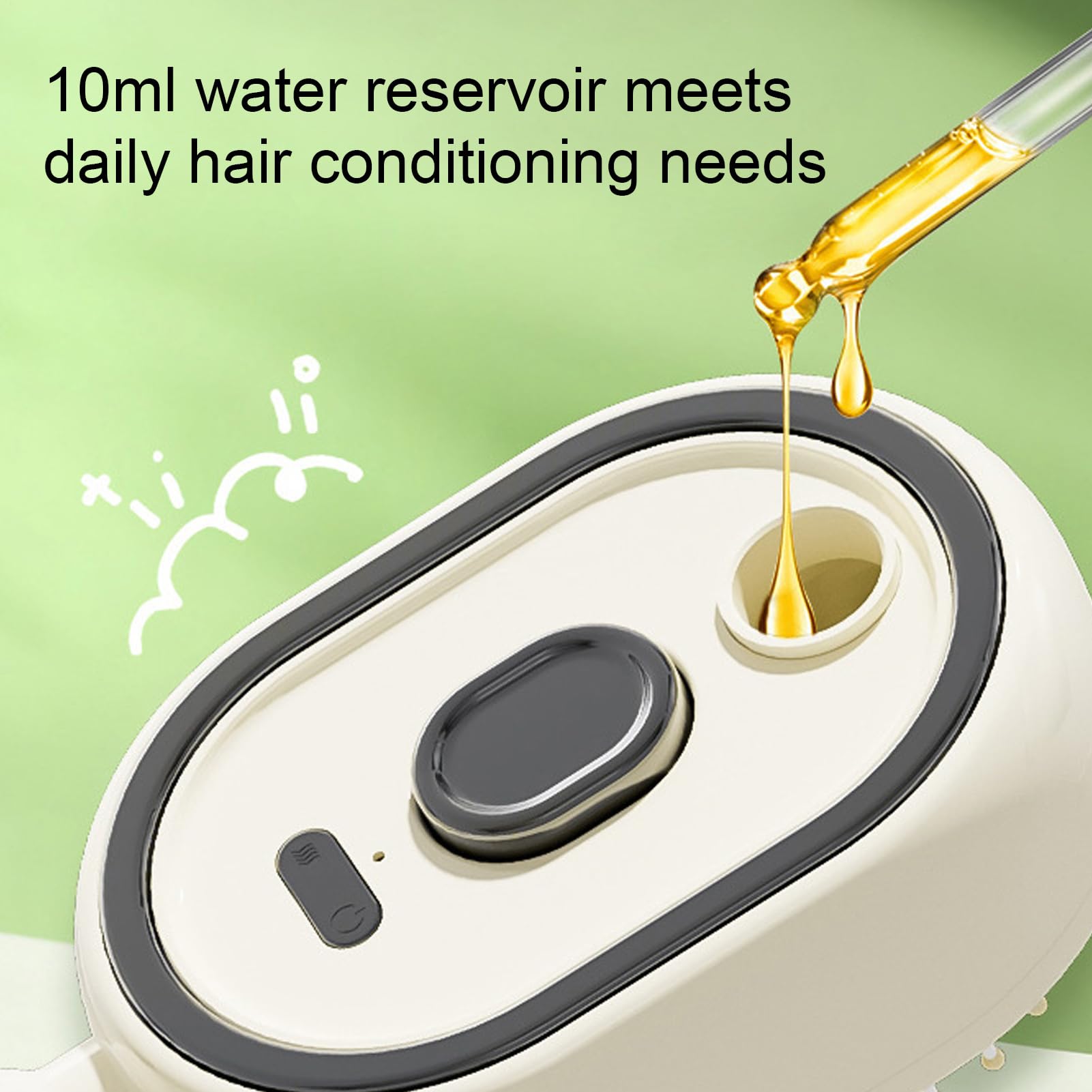 Wasserspray Haarbürste, Vibrations-Nebelkamm mit Rotlicht & elektrischem Luftkissen, Ideal für Frauen & Mädchen zum -Spa, Reinigung, Pflege & Styling
