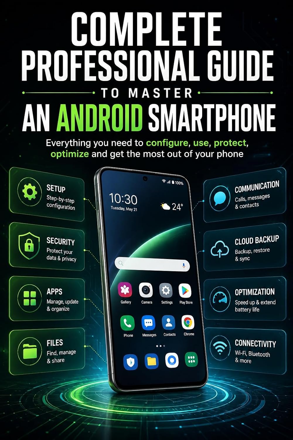 Complete Professional Guide to Mastering an Android Smartphone: Everything you need to configure, use, protect, optimize, and get the most out of your phone